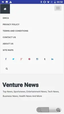 Venture News android App screenshot 1